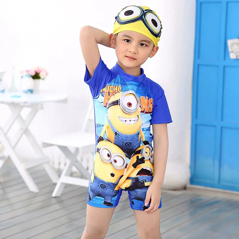 2016 protezione uv bambino beachwear costume da supereroe dei ragazzi di un pezzo costume da bagno