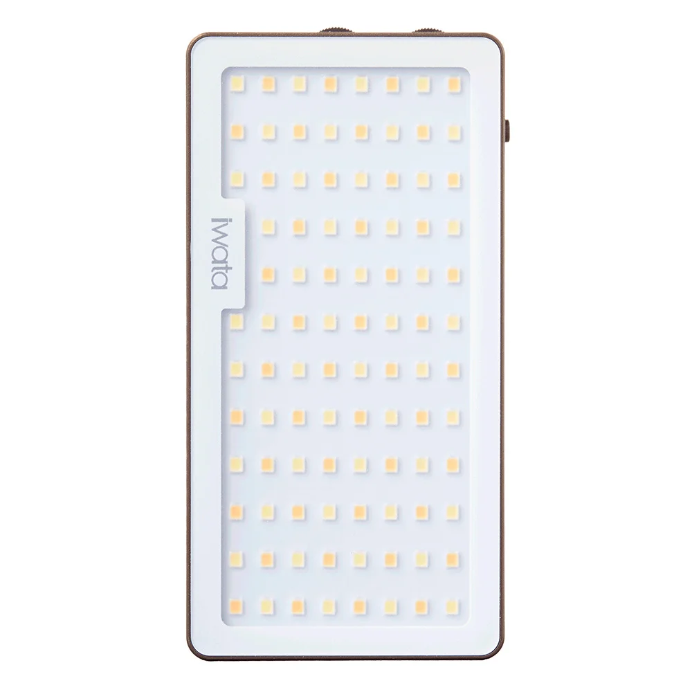  Iwata Mini LED Video Light Bi-Color Portable Fill Light On Camera LED Photography Lighting for DSLR