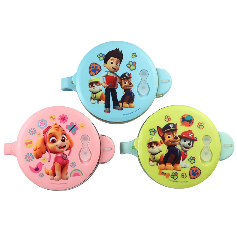 

320/380ML Paw patrol Anime Figure Insulated bowl Genuine Paw Patrol Children kids gift 304 316 Stainless Steel Dinnerware