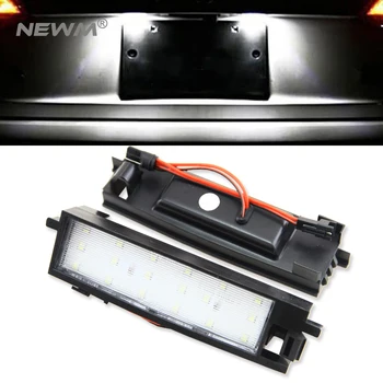 

2 pieces White 18 LED 3528 SMD License Plate Lights Lamps Bulbs for Toyota Auris 2014 RAV4 XA40 2013~2015
