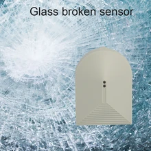 10 шт. проводной тип датчик разбития стекла использовать для сигнализации системы NC реле выходной сигнал PA 456 домашний детектор безопасности окна