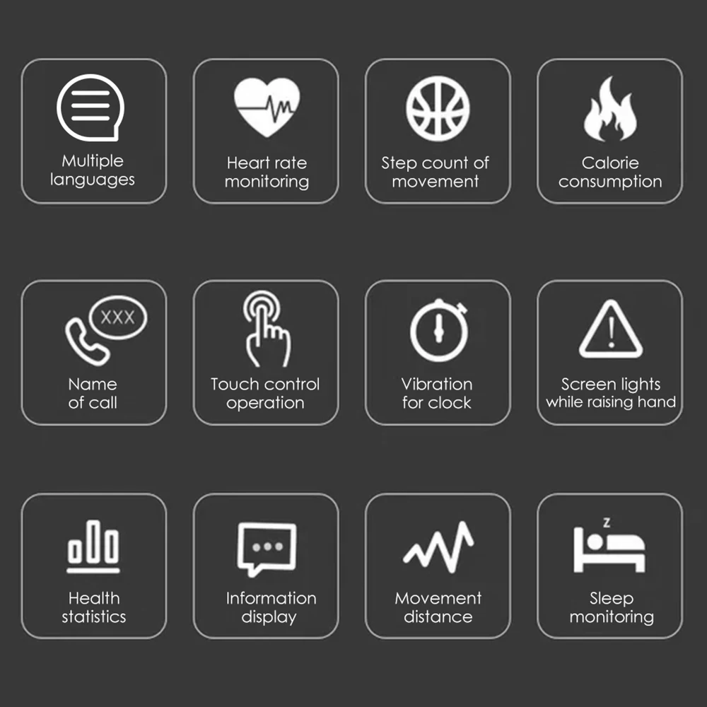 Free strap Makibes CK02 Smart Watch Men Women Blood Pressure Heart Rate Monitor Fitness Tracker Clock Smartwatch For IOS Android