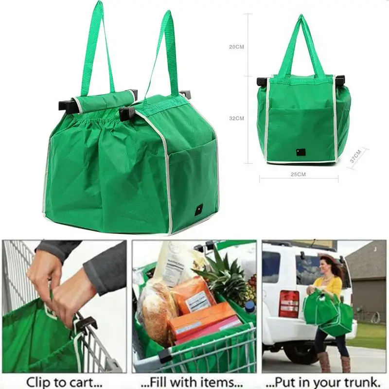 

Magic Fish 1 pc Shopping Bag Foldable Eco-friendly Reusable Large Trolley Supermarket Large Capacity Tote Bag