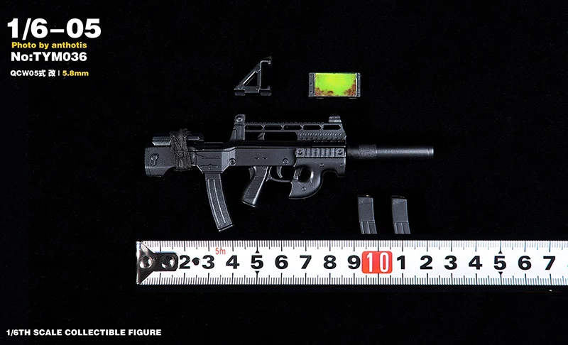 Collectible Tym036 1 6 Scale Weapon Accessories Mini Submachine Gun 05 Micro Red Magic Version For 12 Action Figure Action Figures Aliexpress