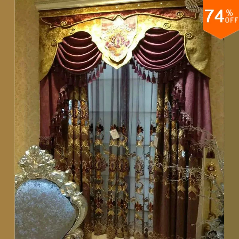 Compra cortinas de la sala de comedor online al por mayor de china ... Cortinas de comedor