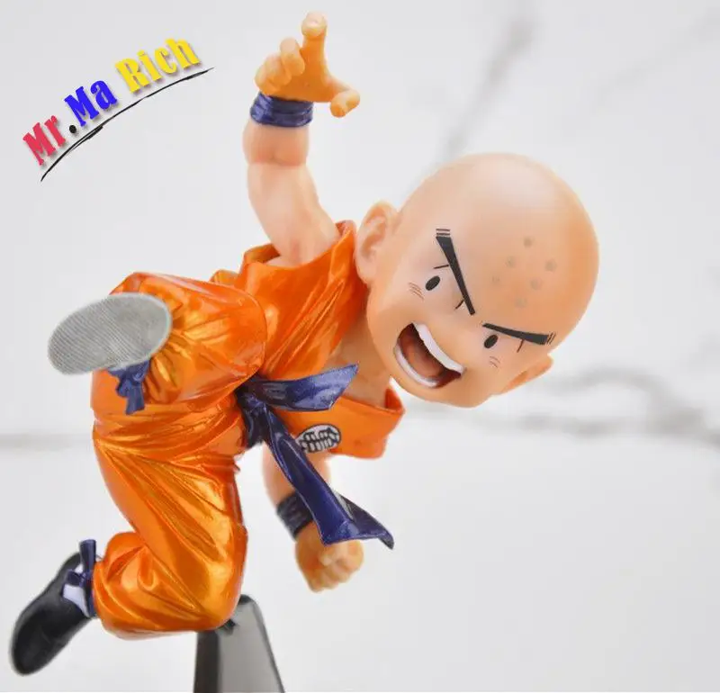 

12cm Anime Krillin Color Ver. Pvc Action Figure Collectible Model Kids Toys Doll