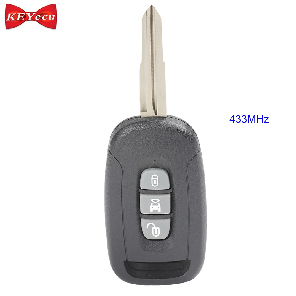 

KEYECU for Chevrolet Captiva 2008 2009 2010 2011 2012 2013 Replacement Remote Control Car Key Fob 433MHz 3 Button