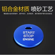 Кнопка запуска двигателя Замените крышку выключатель аксессуары ключ украшения универсальный для Mazda 3 BM BN 6 GJ1 GL CX-4 CX4 CX-5 CX5