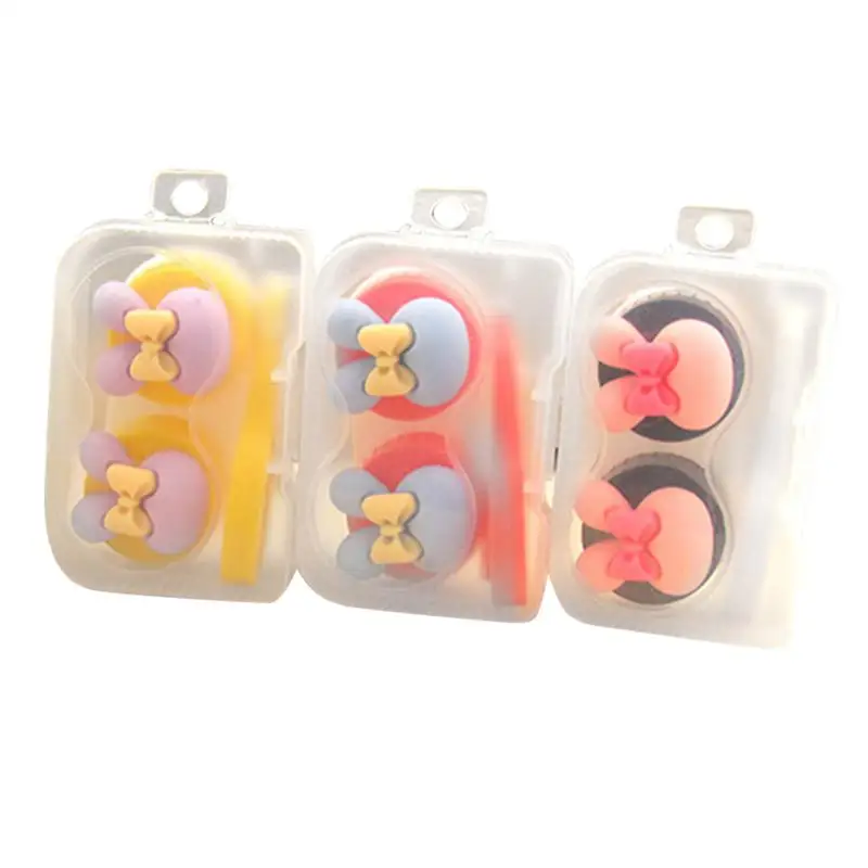 

3pcs Contact Lens Cases Storage Boxes Unique Shape Contact Lens Holder Container For Dating Daily Use Travel