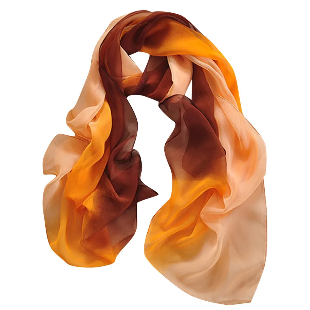 

Fashion Women Gradient Printing Scarf Fashion Female Beach Multi-Purpose Shawl Scarf High Quality 2018 Hot Sale New