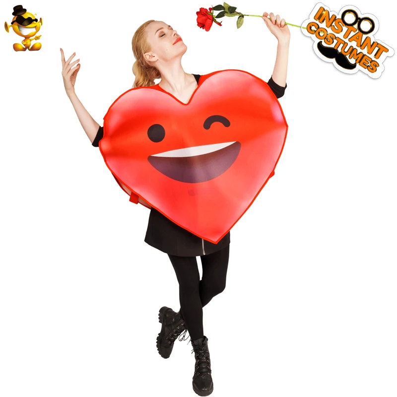 Christmas Party Unisex Cute Heart Cosutme Imitation Lover Heart Emoji Costume Funny Carnival Party Costumes Christmas Party Unisex Cute Heart Cosutme Imitation Lover Heart Emoji Costume Funny Carnival Party Costumes