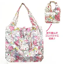 Новая мода моя мелодия девушки женщины дети большие нейлоновые Складные хозяйственные сумки для детей