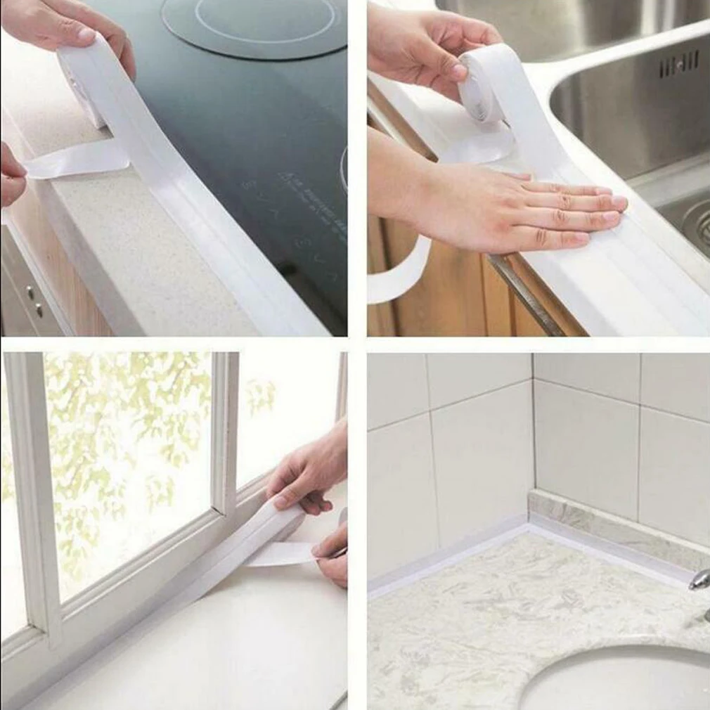 Водонепроницаемая настенная уплотнительная лента самоклеящаяся кухонная лента для ванной комнаты