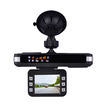 Luturadar 2 в 1 тире камеры Радар-детектор с Автомобильный видеорегистратор 360 градусов полный диапазон K KA X Анти скорость полиции пистолет английский/русский Голос