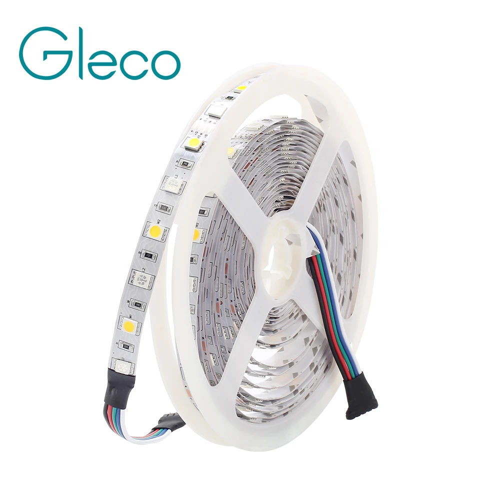Светодиодная лента 5050 RGB RGBW RGBWW 5 м 60 светодиодов/м + белый теплый гибкий светильник
