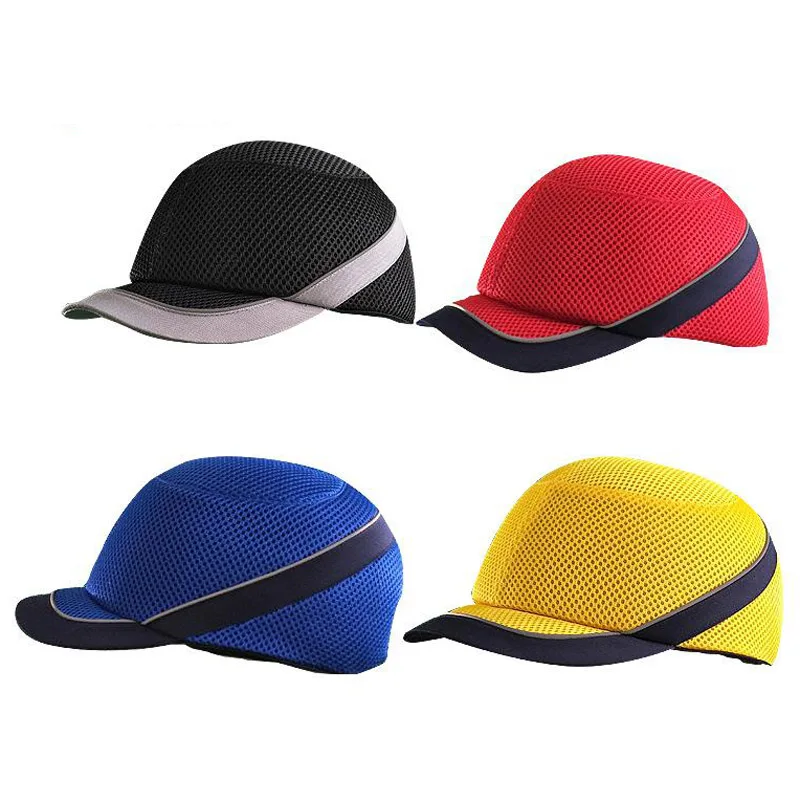 Bump Cap Safety Helmet Work Hat Breathable Security Lightweight Helmets Baseball Style For Outside Door Workers GMZ-32 | Безопасность и