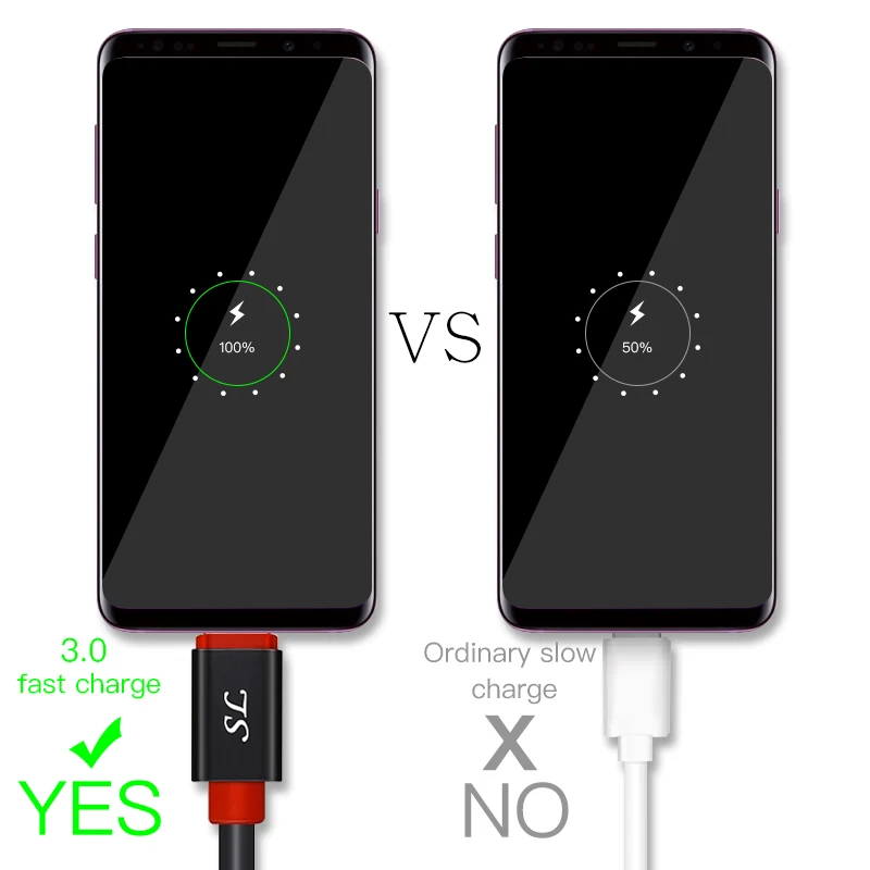 Кабель Shuliancable 3 0 Type C для быстрой зарядки и передачи данных Huawei Samsung Galaxy S9 xiaomi redmi note