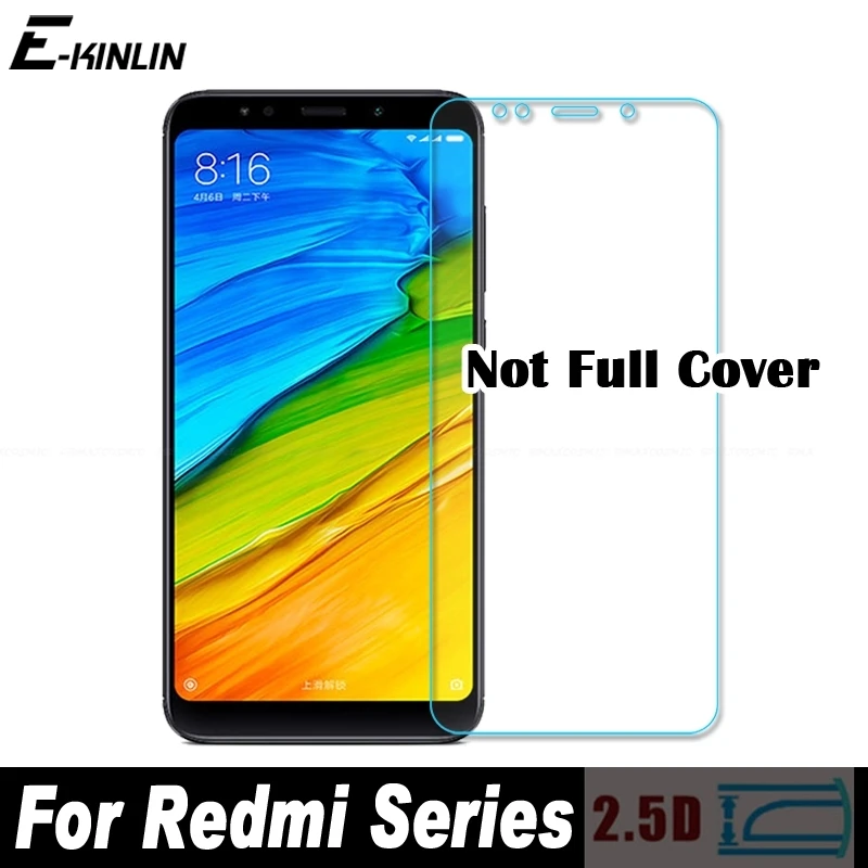 

Clear 2.5D Tempered Glass For Xiaomi Mi 9T 9 8 A3 A2 Lite Redmi Note 5 6 7 8 Pro Screen Protector Protective Glass Film