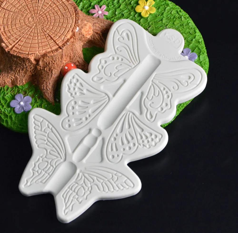 Новые Бабочка помадка силиконовые формы торт отделочных работ силиконовые выпечки кексов конфеты глины Gumpaste Шоколад Плесень