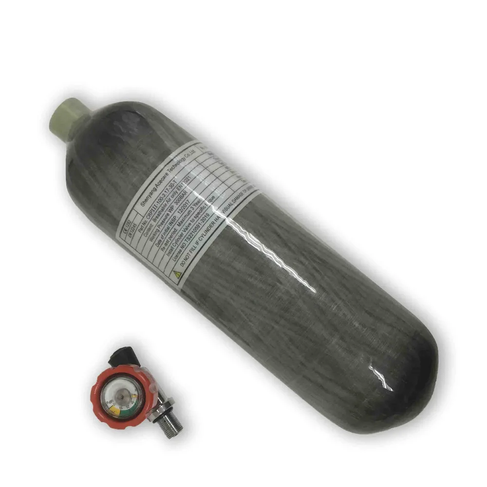 AC121711 Acecare 2.17L 4500Psi карбоновый цилиндр для охоты Пейнтбольного танка Airsoft Airforce Condor Air Rifle с красным клапаном