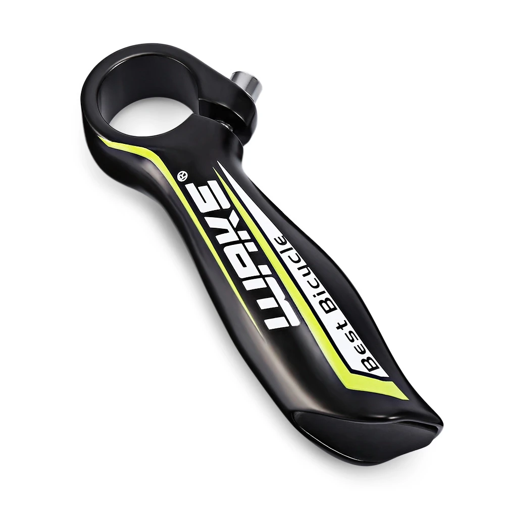

HY-408B Pair of Aluminum Alloy Bicycle MTB Bike Handlebar Bar Ends Bicycle Grips Paired with Rubber Lock-on Cover