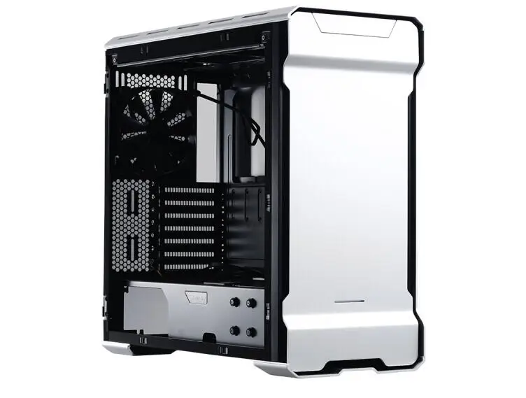 Алюминиевый Чехол для компьютера PHANTEKS 515E ATX(поддержка 2x280 с водяным охлаждением/Откидная алюминиевая боковая панель/с 3 бесшумными вентиляторами - Цвет: Streamer Silver