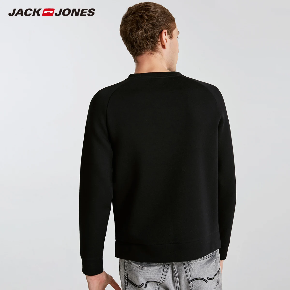 Jack Jones модный Повседневный хлопковый пуловер с О-образным вырезом и буквенным принтом для мужчин | 218333550