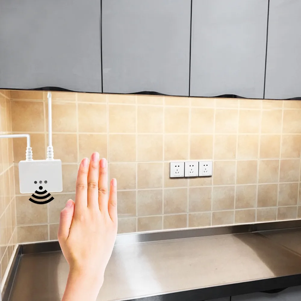 Ручной развертки сенсор светодиодный светильник спальня лампа датчик движения свет для кухни Catbinet шкаф cozinha с регулируемой яркостью