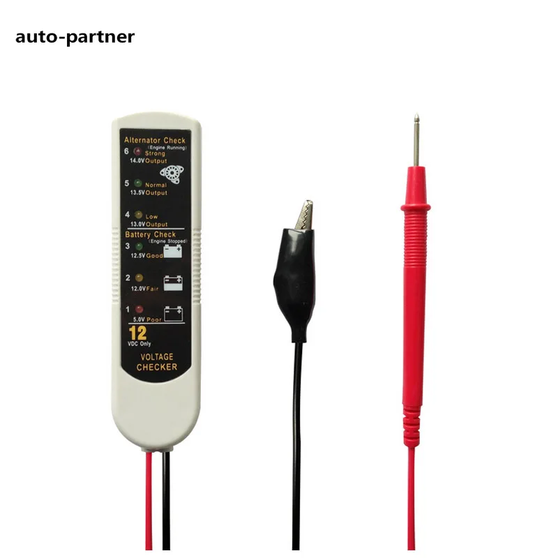 Prix pour 2017 Auto Voiture testeur de batterie batterie de tension du générateur alternateur testeur checker outils de diagnostic Prix pour 2017 Auto Voiture testeur de batterie batterie de tension du générateur alternateur testeur checker outils de diagnostic