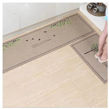

50X80CM+50X160CM/Set Doormat Non-Slip Kitchen Carpet/Bath Mat Home Entrance Floor Mat Hallway Area Rugs Kitchen Mat