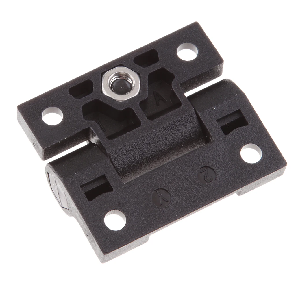 Replaces Southco E6-10-301-20,4 Hole Adjustable Torque Hinge,Black Plastic Marine Hardware