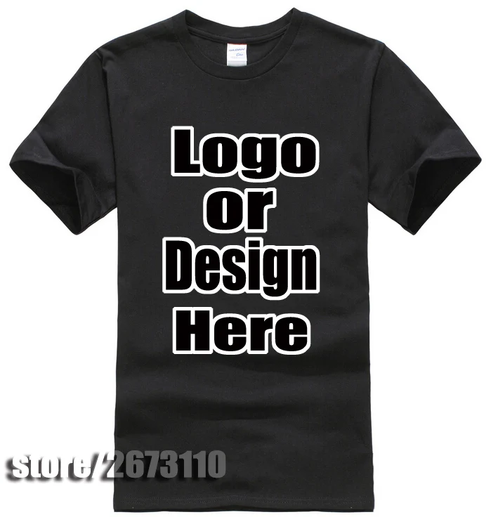 

100% cotton man women EU size custom Personalized logo DIY customized customized pattern brand designer T-shirt Top Tee top