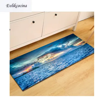 

Free Shipping Rising Sun Over Cloud Tapis Salon Absorbent Bath Mat Area Rug For Living Room Bedroom Floor Carpet Tapete Infantil