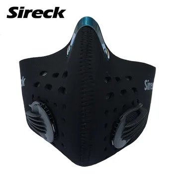 

Sireck Cycling Mask With Activated Carbon Filter PM 2.5 Dust-proof Half Training Bicycle Bike Face Mask Pro Running Sport Mask