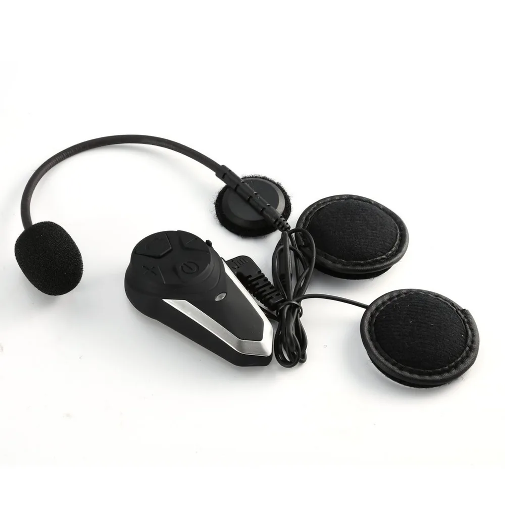 1000 M casco de la motocicleta inalámbrica Bluetooth Intercom BT Interphone de la motocicleta FM auriculares Mini portátil Interphone BT-S3 - 3