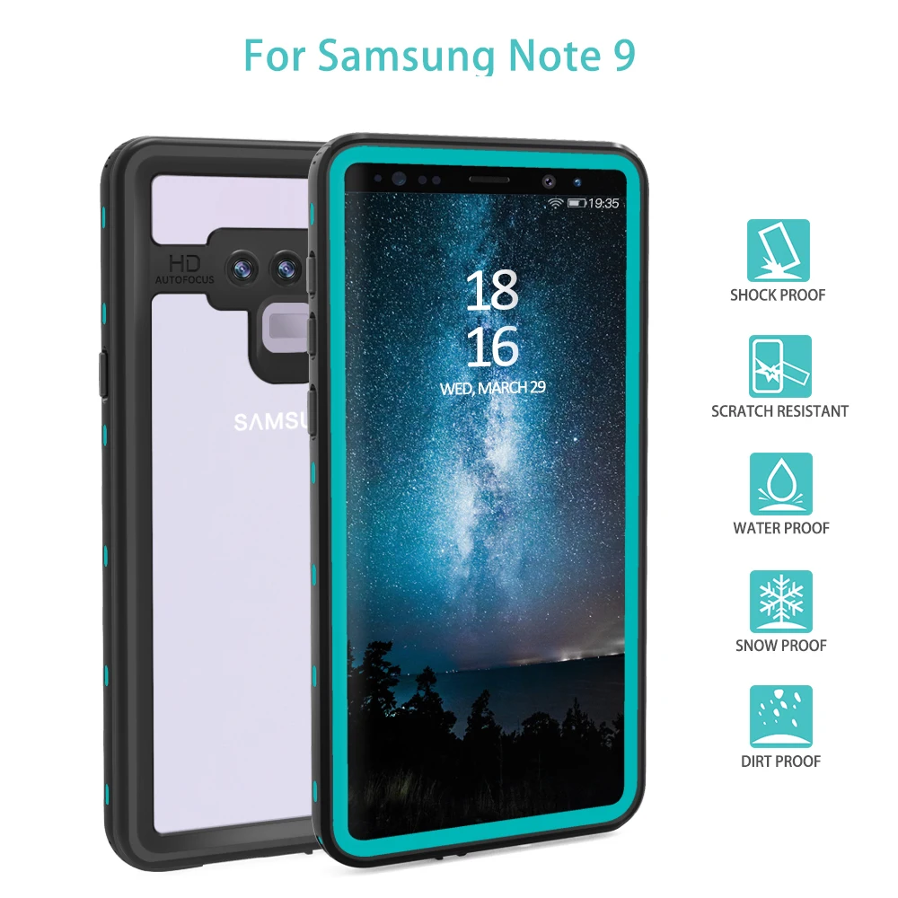 Водонепроницаемый чехол для телефона Samsung Galaxy S10e S10 S8 S9 Plus Note 9 8|Бамперы| |