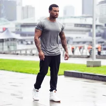 Летний стиль, мужская спортивная футболка свободного размера плюс, дышащая, для бега, баскетбола, фитнеса, тренировок, круглый вырез, короткий рукав, топы для спортзала