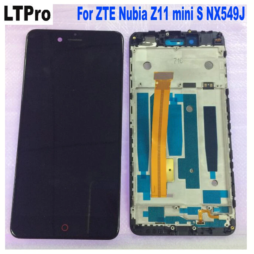 

100% Tested Working Sensor For 5.2'' ZTE Nubia Z11 mini S NX549J LCD display touch panel screen digitizer Assembly with frame
