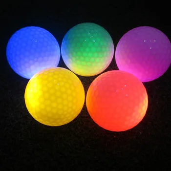 

12/pack mixed color Glowing in night led golf ball