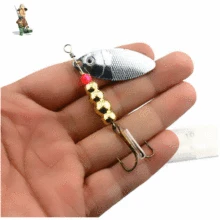 Señuelos 2017 * Nuevo Cebo de Pesca Cuchara de Metal Señuelo de la Pesca De la Trucha Señuelos Lentejuelas Paillette Bait con Gancho Triple Pesca Pesca wobblers