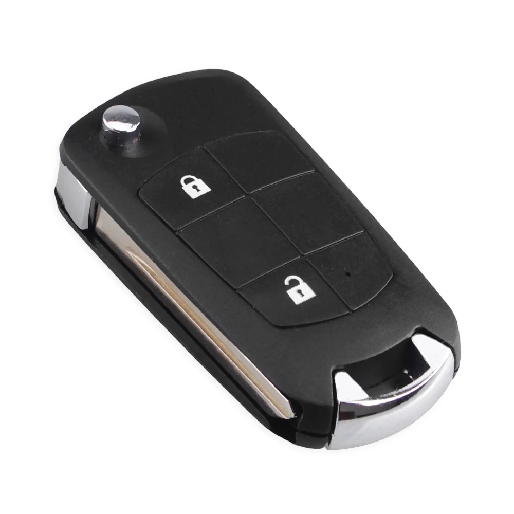 KEYYOU 2 Buttons Modified Car Remote Key Shell Case for NISSAN Juke March Qashqai Sunny Sylphy Tiida X-Trail Fob Key