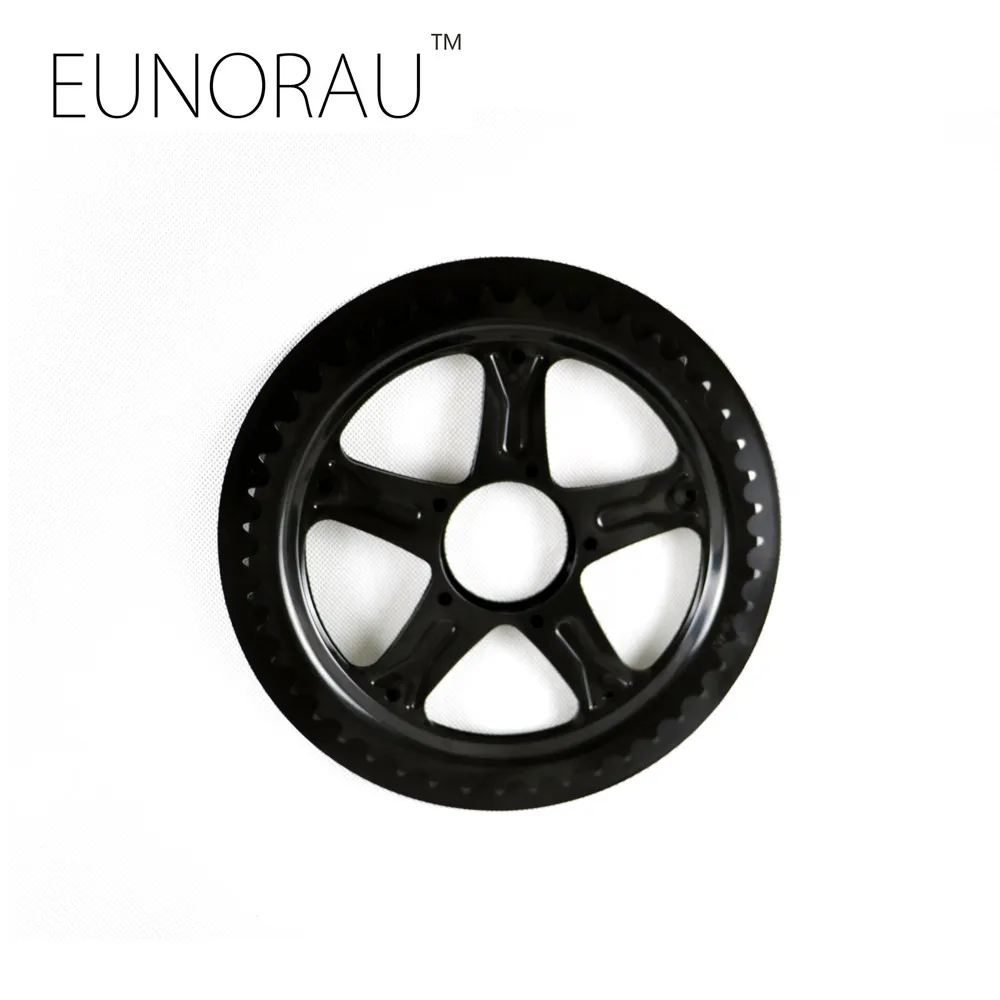 Excellent 52T chainwheel used for Bafang BBS01/BBS02 mid drive motor chain ring sprocket wheel crank set 2