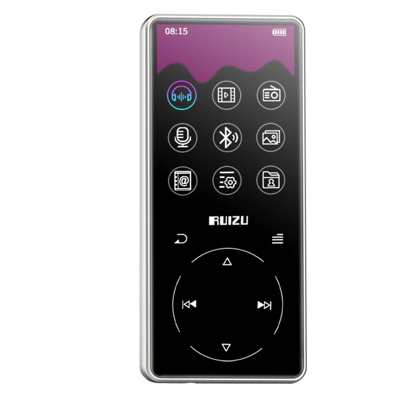 Новый металлический MP3 плеер с Bluetooth встроенный динамик FM радио диктофоном
