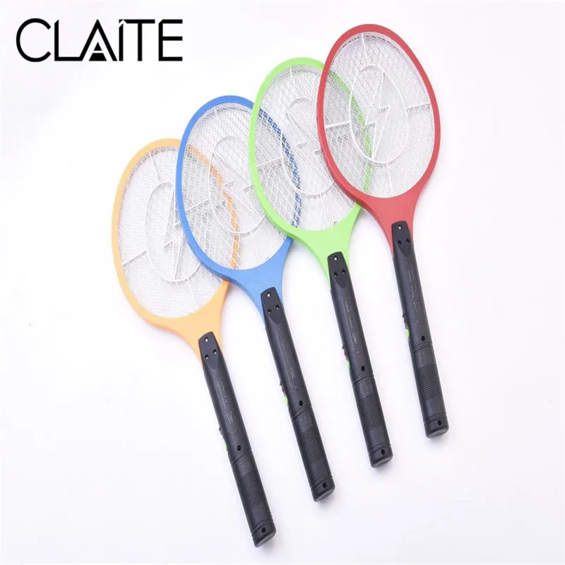 

CLAITE 5PCS Rechargeable Electric Mosquito Lamp Swatter Anti-Mosquito Fly Repellent Bug Insects Zapper EU Plug AC110- 220V