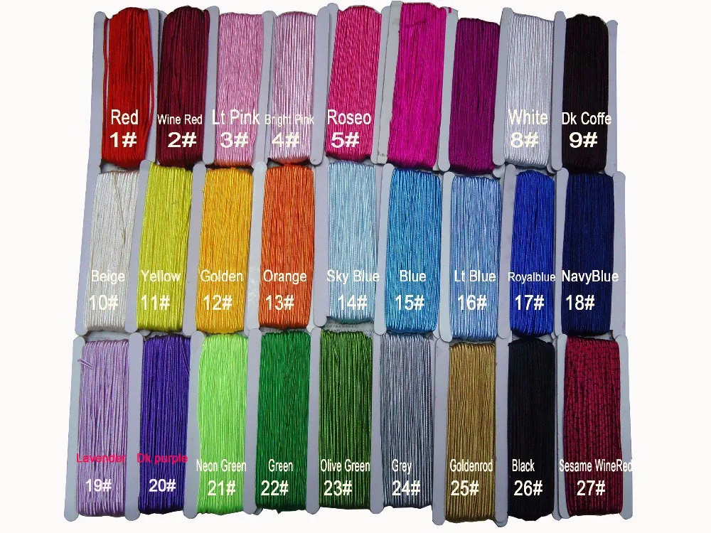 

30m=30mX1Roll, 3mm Flat Soutache Nylon Cord+Snake Belly/Concave Jewelry Accessories Macrame Rope Bracelet Necklace Thread String