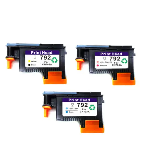 

3pcs Printhead CN702A CN703A CN704A Compatible for HP792 Print Head Designjet L26500 L28500 Printer