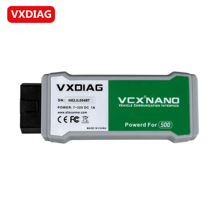 VXDIAG VCX NANO для Land Rover и Jaguar программное обеспечение V141 VXDIAG VCX NANO поддержка дизельных и бензиновых автомобилей