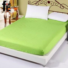 Bett ausgestattet Blätter 100% satin baumwolle weißen bettlaken, Single/Twin/full/königin/könig ausgestattet blatt bettwäsche, bett matratzenbezug