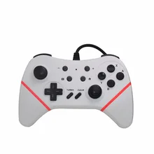 Горячие сменные цветные полоски проводной Pro контроллер для консольный переключатель Nintendo и PC