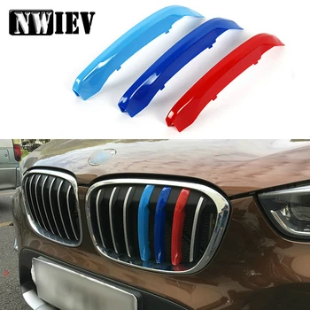 

Car Styling For BMW X5 E53 E70 F15 G05 X6 E71 F16 X1 E84 F48 X3 F25 X4 F26 Accessories Motorsport 3D Stickers Front Racing Grill